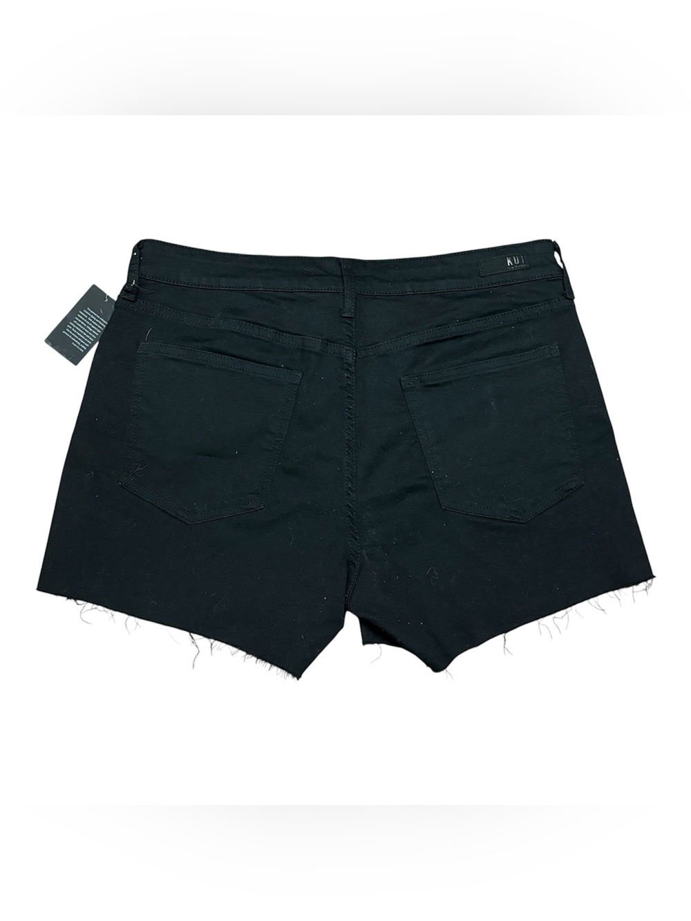 NWT Kut From The Kloth Black High Rise Shorts Size 12 - Picture 4 of 4